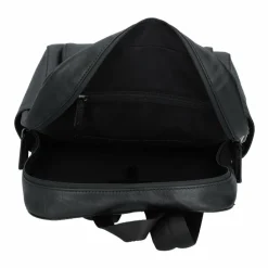New The Bridge Damiano Business-Rucksack Leder 39 cm Laptopfach nero