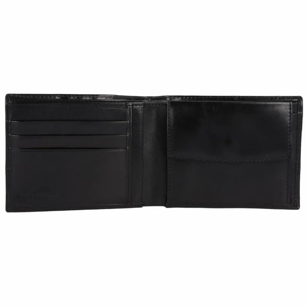 The Bridge Herrengeldbörsen Querformat<Damiano Geldbörse Leder 13 cm nero