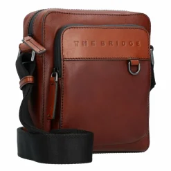 The Bridge Umhängetaschen<Damiano Umhängetasche Leder 18.5 cm marrone