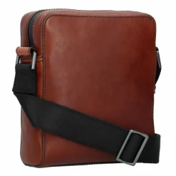 The Bridge Umhängetaschen<Damiano Umhängetasche Leder 18.5 cm marrone