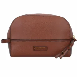 Clearance The Bridge Domitilla Kulturbeutel Leder 14 cm marrone-gold