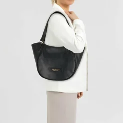 Sale The Bridge Domitilla Schultertasche Leder 39 cm nero