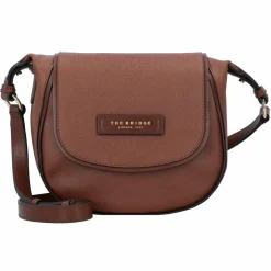 New The Bridge Domitilla Umhängetasche Leder 26 cm marrone-gold