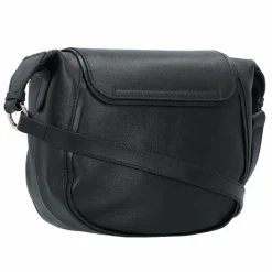 Hot The Bridge Domitilla Umhängetasche Leder 26 cm nero abb. oro