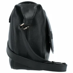Hot The Bridge Domitilla Umhängetasche Leder 26 cm nero abb. oro