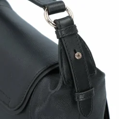 Hot The Bridge Domitilla Umhängetasche Leder 26 cm nero abb. oro