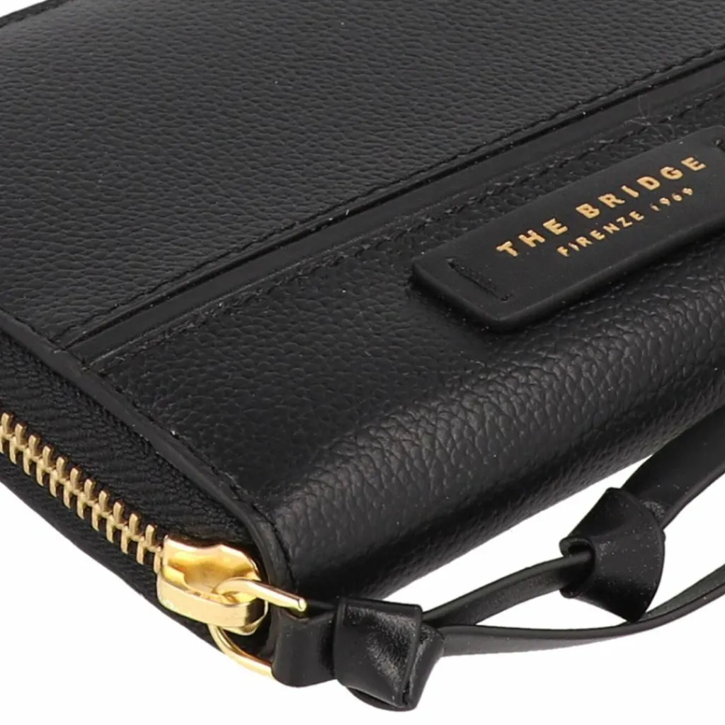 The Bridge Domittila Geldbörse Leder 13 cm nero