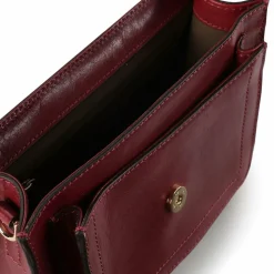 Outlet The Bridge Elba Umhängetasche Leder 28 cm dark red