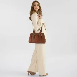 The Bridge Elena Handtasche Leder 32 cm