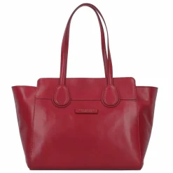 Hot The Bridge Elettra Shopper Tasche Leder 44 cm berry