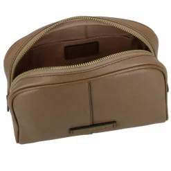 The Bridge Kosmetiktaschen<Elisabetta Kosmetiktasche Leder 23 cm oyster