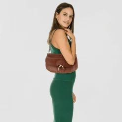 The Bridge Erica Schultertasche Leder 28 cm