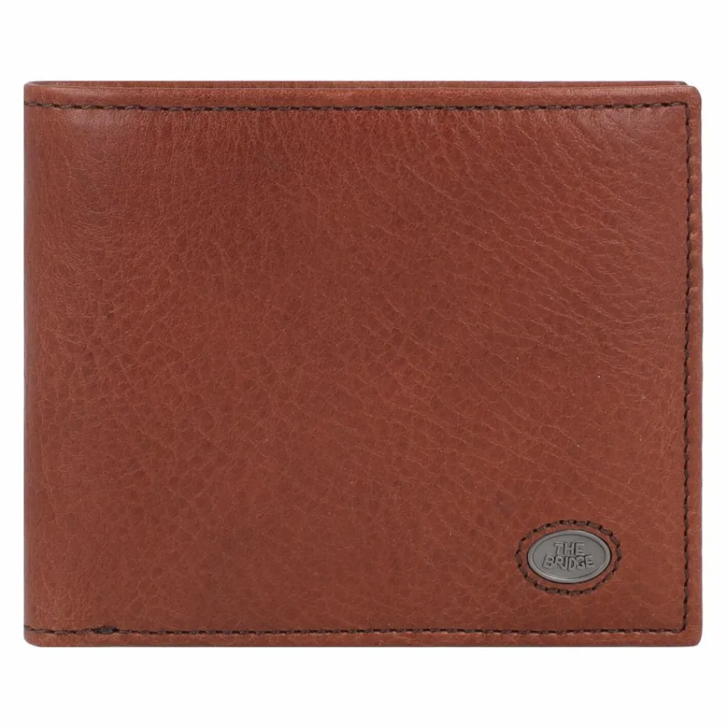Sale The Bridge Fabio Geldbörse Leder 11 cm marrone