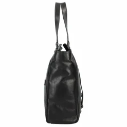 The Bridge Henkeltaschen|Schultertaschen<Fabio Schultertasche Leder 36 cm Laptopfach nero