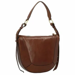 The Bridge Fedora Schultertasche Leder 28 cm marrone