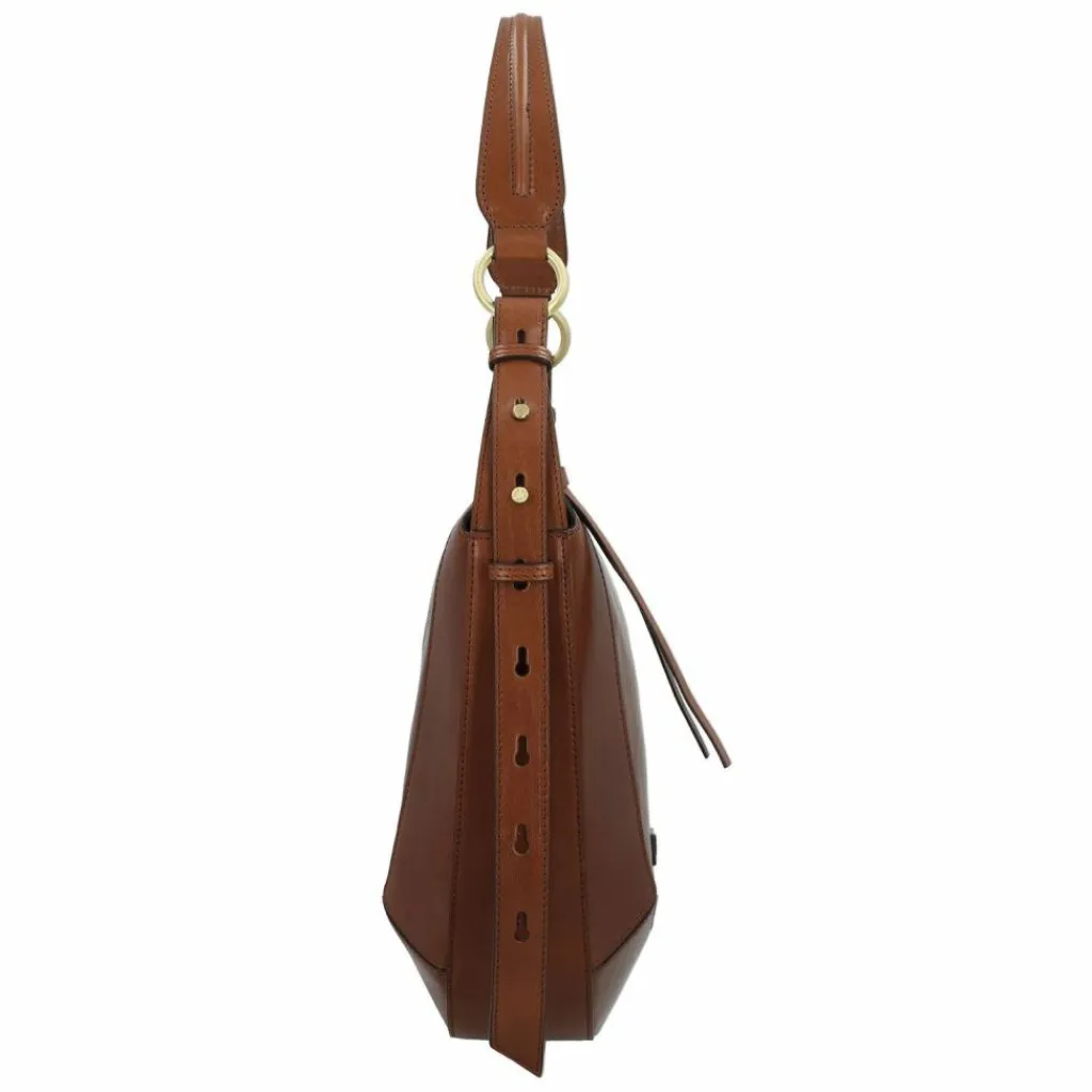The Bridge Fedora Schultertasche Leder 28 cm marrone