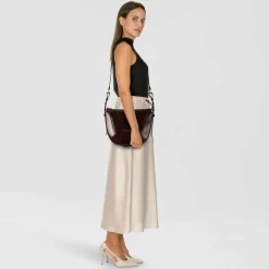 The Bridge Fedora Umhängetasche Leder 27 cm