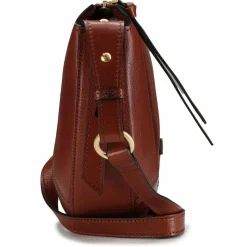 Clearance The Bridge Fedora Umhängetasche Leder 29 cm marrone