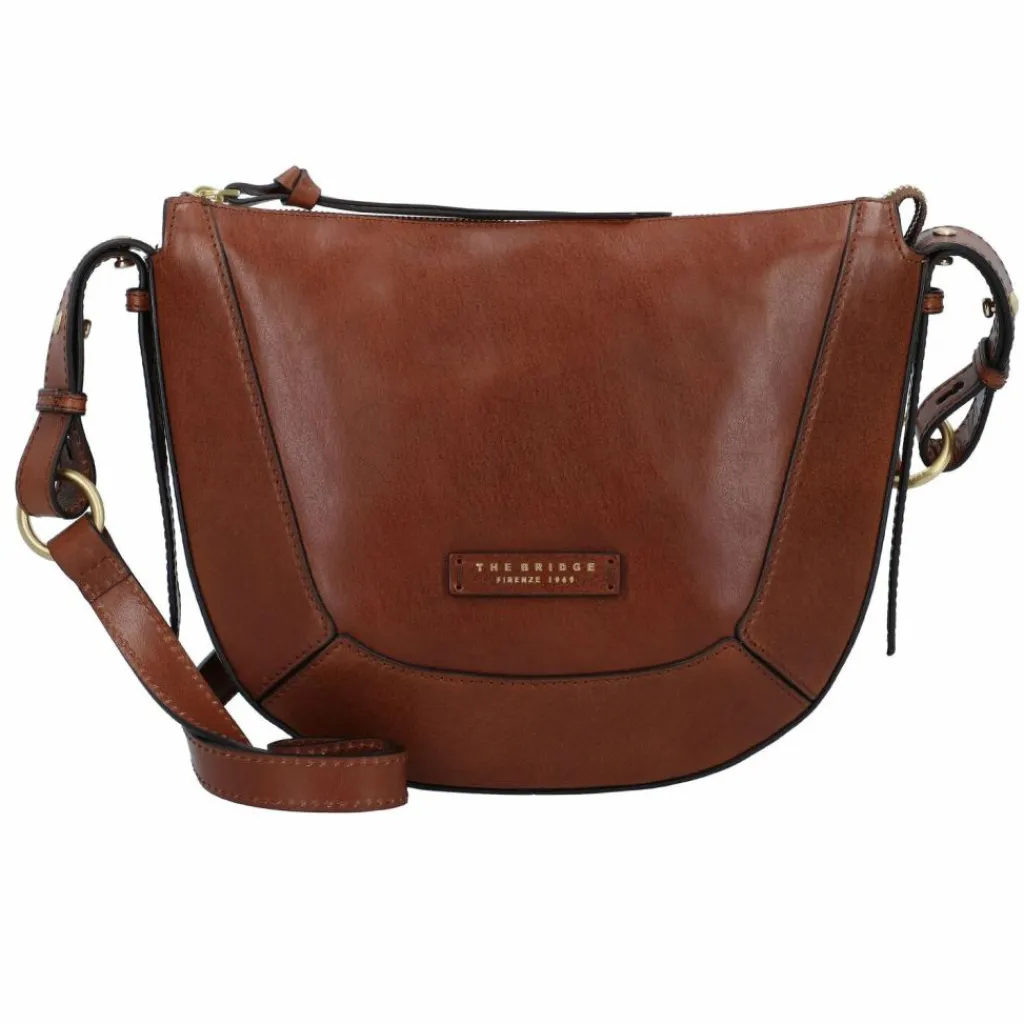 Sale The Bridge Fedora Umhängetasche Leder 27 cm marrone