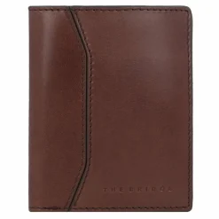 New The Bridge Fillipo Geldbörse RFID Schutz Leder 9 cm marrone