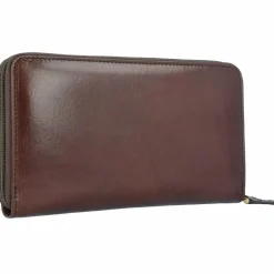 The Bridge Damengeldbörsen Querformat<Florentin Geldbörse Leder 18 cm brown-gold