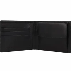 New The Bridge Giacomo Geldbörse Leder 13 cm nero