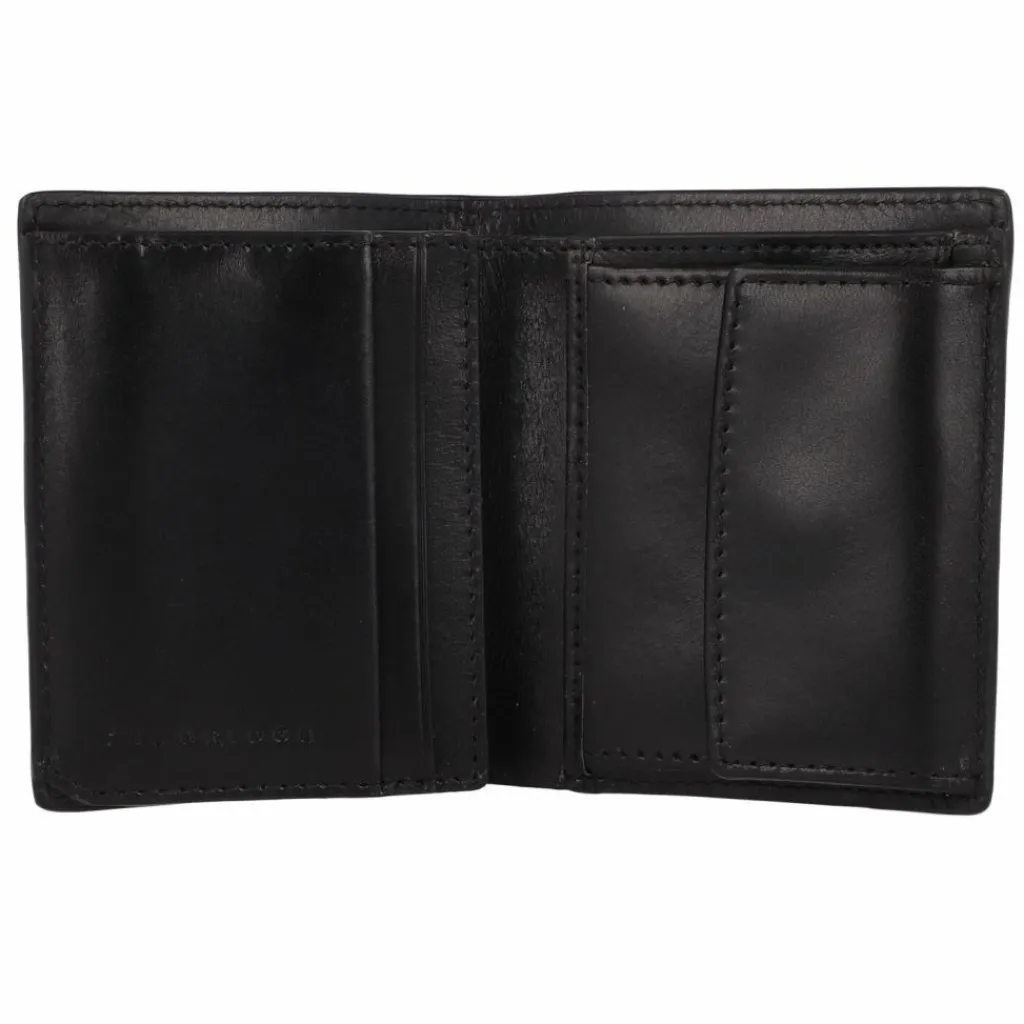 Clearance The Bridge Giacomo Geldbörse RFID Schutz Leder 9 cm nero