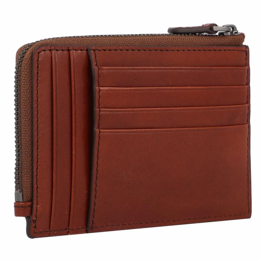 Discount The Bridge Giacomo Geldbörse RFID Schutz Leder 13 cm marrone