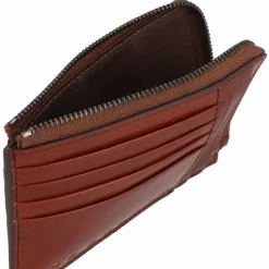 Discount The Bridge Giacomo Geldbörse RFID Schutz Leder 13 cm marrone