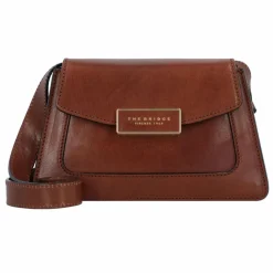 The Bridge Umhängetaschen<Ginevra Umhängetasche Leder 24 cm marrone