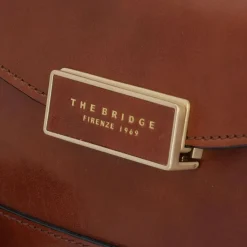The Bridge Umhängetaschen<Ginevra Umhängetasche Leder 24 cm marrone