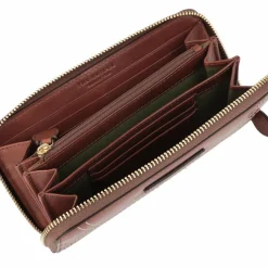Damen The Bridge Giorgia Geldbörse Leder 19 cm
