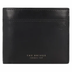 The Bridge Herrengeldbörsen Querformat<Giulio Geldbörse RFID Schutz Leder 11 cm nero