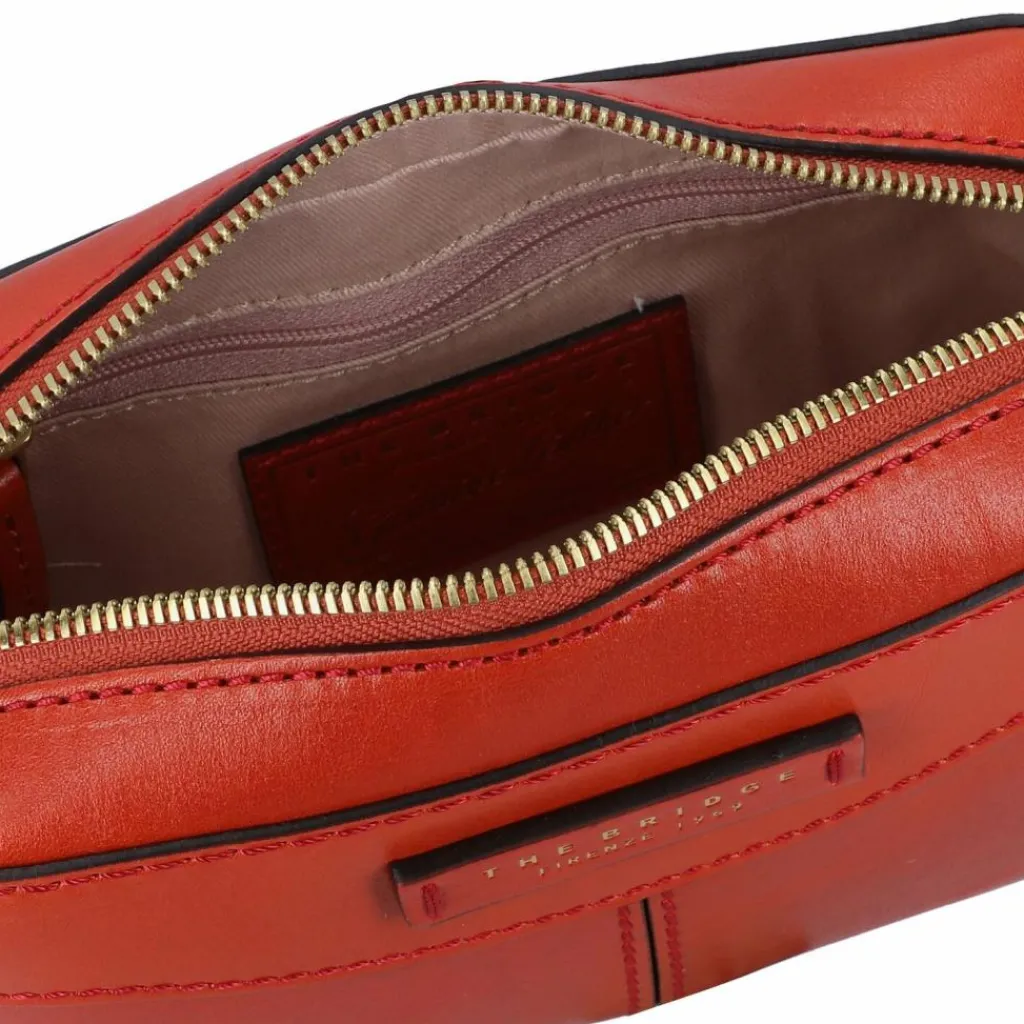 The Bridge Umhängetaschen<Gloria Umhängetasche Leder 20 cm arancio