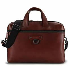 New The Bridge Iacopo Aktentasche Leder 40 cm Laptopfach marrone