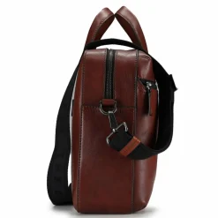 New The Bridge Iacopo Aktentasche Leder 40 cm Laptopfach marrone