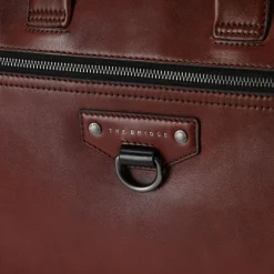 New The Bridge Iacopo Aktentasche Leder 40 cm Laptopfach marrone