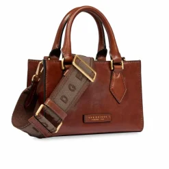 The Bridge Shopper|Henkeltaschen<Ida Shopper Tasche Leder 36 cm marrone