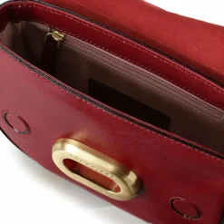 The Bridge Umhängetaschen<Ilaria Umhängetasche Leder 20 cm rosso