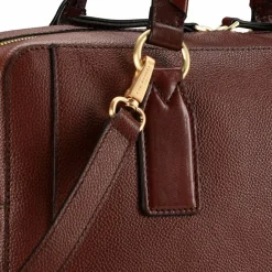 The Bridge Ines Aktentasche Leder 36 cm Laptopfach marrone