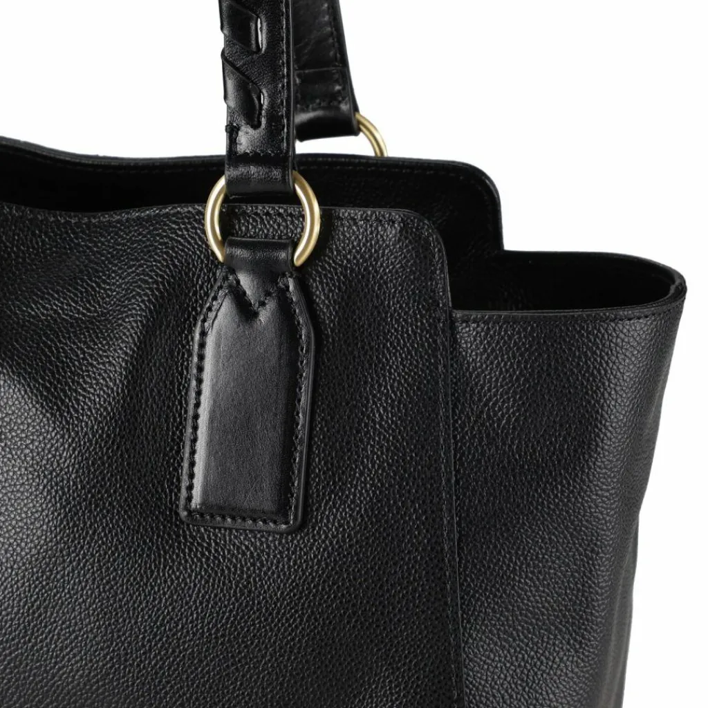 Clearance The Bridge Ines Schultertasche Leder 31 cm nero