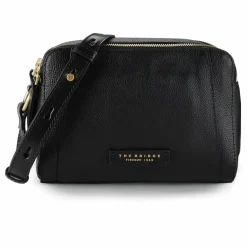 The Bridge Umhängetaschen<Ines Umhängetasche Leder 21 cm nero