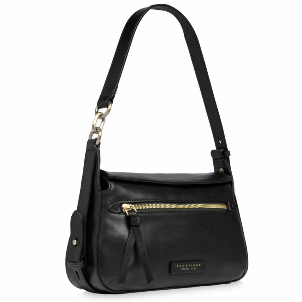 Discount The Bridge Ingrid Schultertasche Leder 29 cm nero