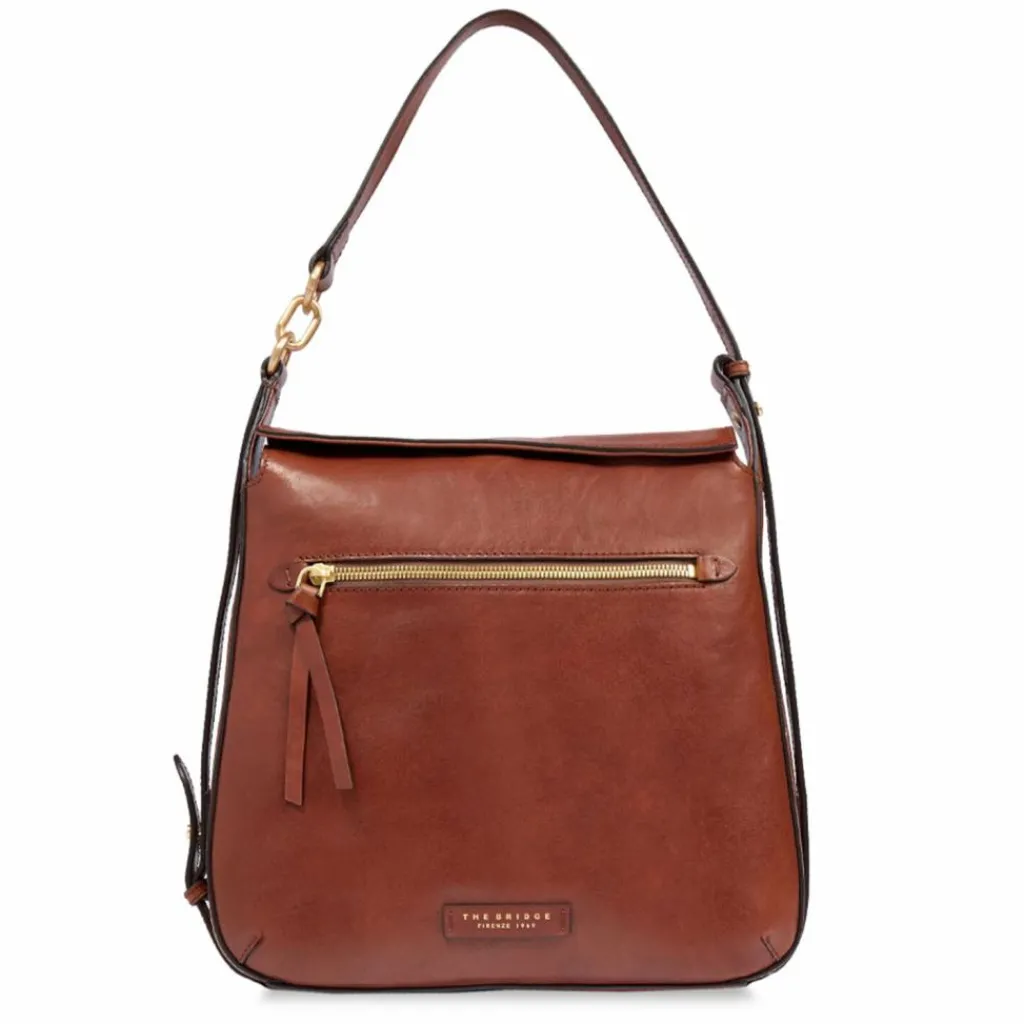 The Bridge Henkeltaschen|Schultertaschen<Ingrid Schultertasche Leder 31 cm marrone