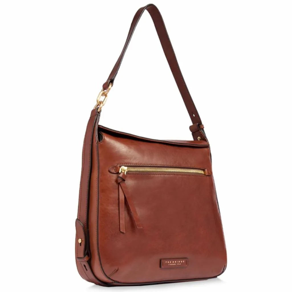 The Bridge Henkeltaschen|Schultertaschen<Ingrid Schultertasche Leder 31 cm marrone