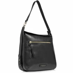 Discount The Bridge Ingrid Schultertasche Leder 31 cm nero