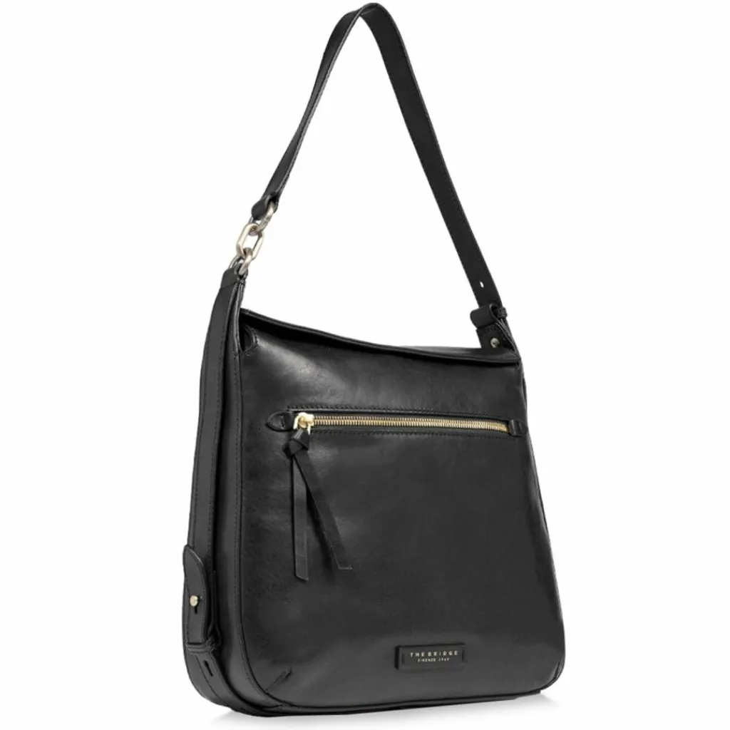 Discount The Bridge Ingrid Schultertasche Leder 31 cm nero