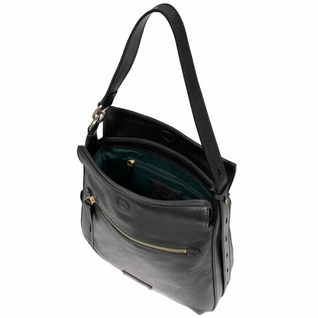 Discount The Bridge Ingrid Schultertasche Leder 31 cm nero