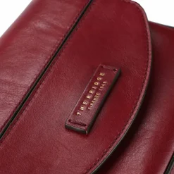 Outlet The Bridge Iolanda Umhängetasche Leder 23.5 cm rosso
