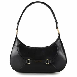 The Bridge Schultertaschen|Henkeltaschen<Isabella Schultertasche Leder 30 cm nero